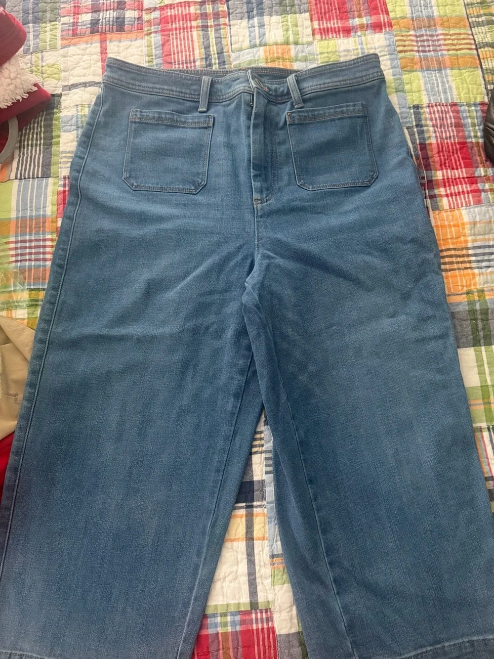 Talbots  Cropped Wide-Leg Jeans - Picture 5 of 8